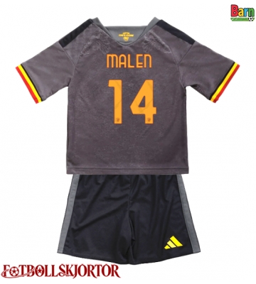 AS Roma Donyell Malen #14 Tredje Kläder Barn 2026-27 Kortärmad (+ Korta byxor)